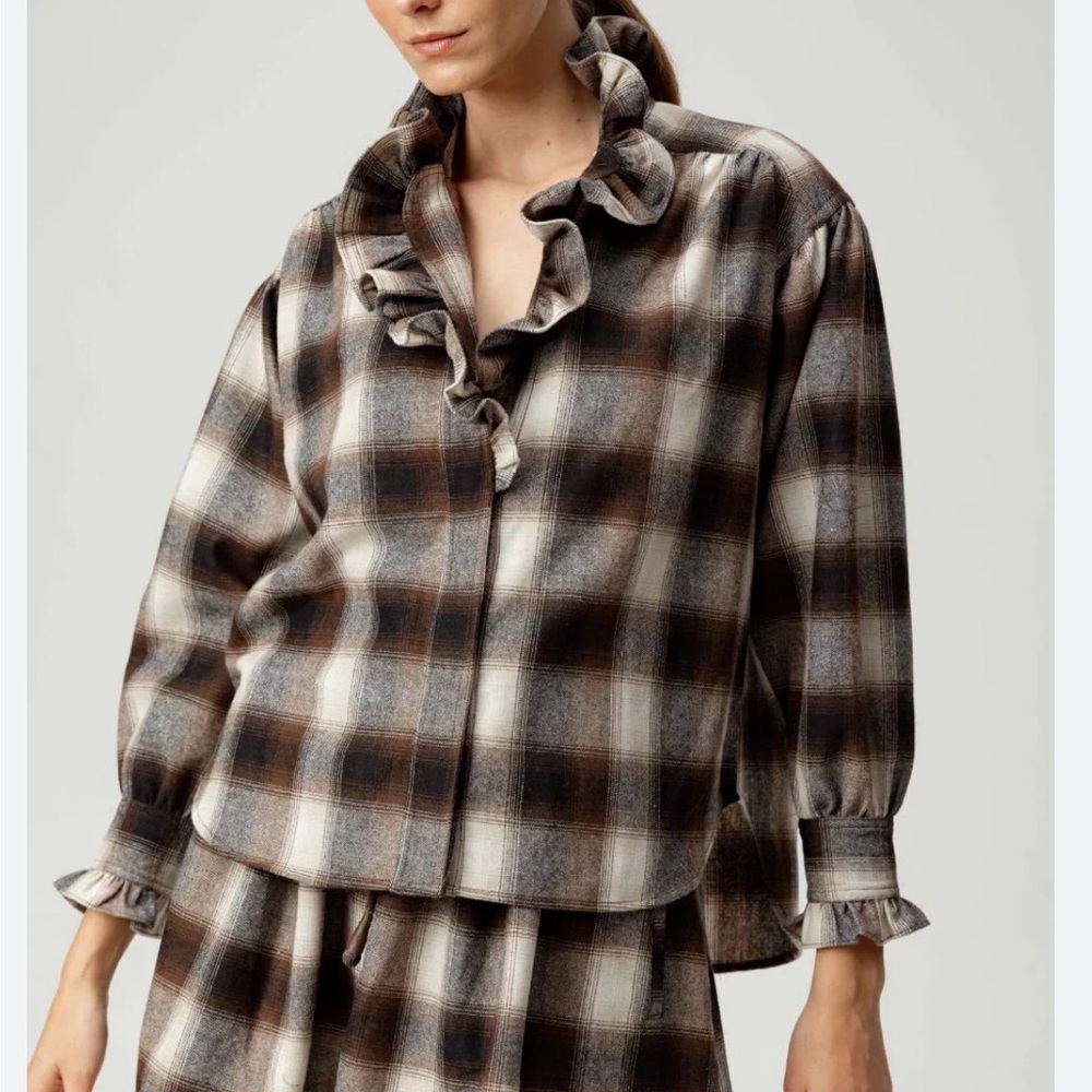 SUNDAYS COCO PLAID OPAL SHIRT